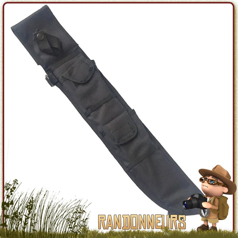 Etui Tactique MOLLE pour machette Noir Rothco bushcraft jungle