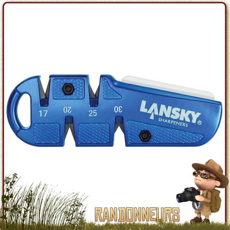 Affuteur QuadSharp sharpener Lansky. Affuteur de poche pour couteaux avec différents types angles d'affutage