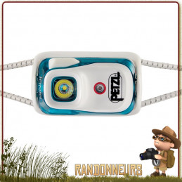 Lampe Frontale marche ultra légère PETZL Bindi Emeraude rechargeable de randonnée