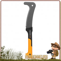 Machette Serpette XA3 Fiskars tranchante pour le travail du bois en bivouac bushcraft comme jardinage