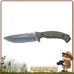 Poignard BOKER Magnum Persian Fixed, meilleur couteau bushcraft survie plate semelle