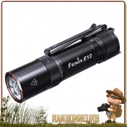 Lampe Torche FENIX E12 V2 160 lumens legere puissante pour randonner travail professionnelle