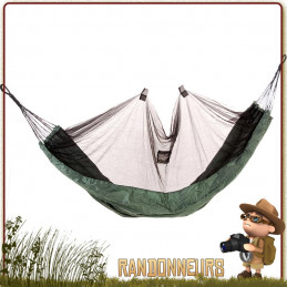 Hamac trekking fosco un couchage bushcraft jungle spacieux anti moustiques