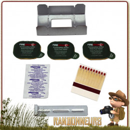 Set Micro Réchaud de Survie BCB pour ration alimentaire et kit survivaliste militaire