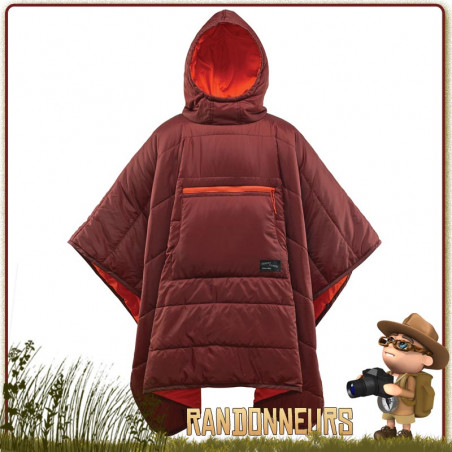 Honcho Poncho Thermarest Mars Red