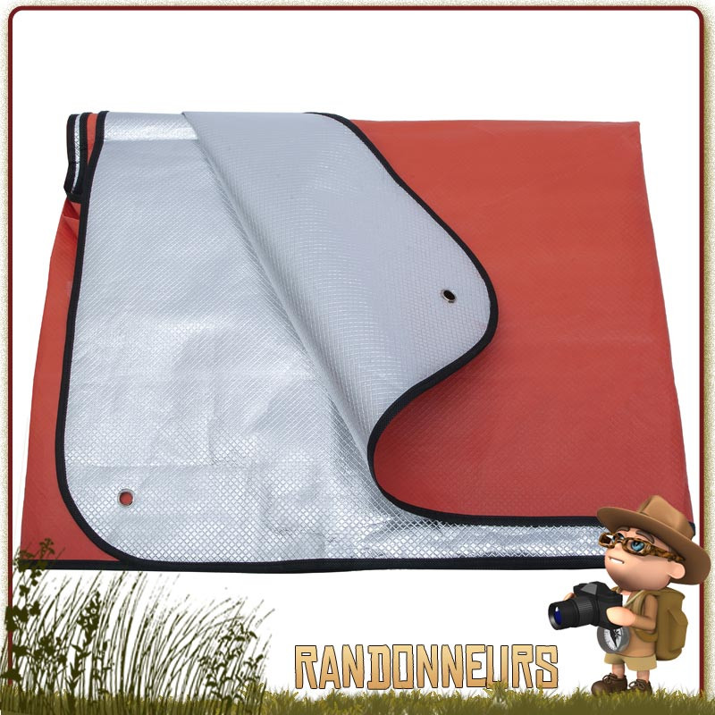 meilleure Couverture Tarp Survie Origin Outdoors ORANGE situation extreme