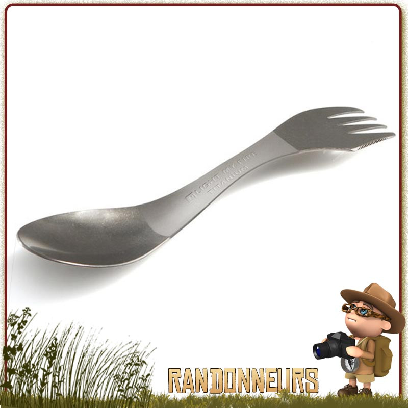 Spork Original Titane Light My Fire vaisselle couvert randonnée légère