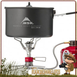 Adaptateur Déporté LowDown Réchaud MSR universel pour déporter la cartouche de gaz d'un réchaud randonnee msr