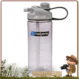 Set Gourde Nalgene Inox STANDARD avec Quart acier inox 60 cl bushcraft