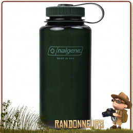 Bouteille Nalgene Grande Large Ouverture 1L JADE bushcraft