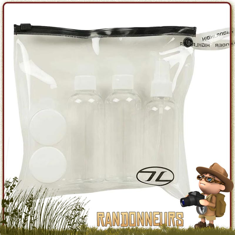 Set De Flacons De Voyage Avec Pompe Et Spray - Rechargeables, étanches, étiquettes - Pour Cosmétiques, Avion