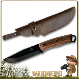 Couteau Bushcraft BSH4 Dusk Beavercraft lame carbone anti corrosion robuste