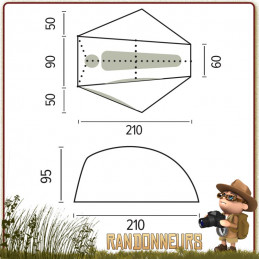 Tente PURA Jamet de montagne 3 saisons trek ultra legere