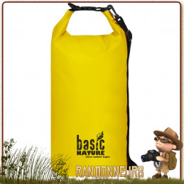 meilleur Sac Etanche PVC Packsack 10L Jaune Basic Nature