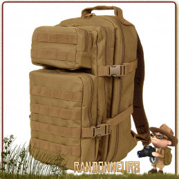 Sac à Dos bushcraft ASSAUT US 25 Litres COYOTE 101 Inc