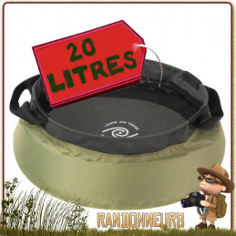 Bassine Souple Pliante 20 Litres Sea To Summit ultra légère de trekking et voyage