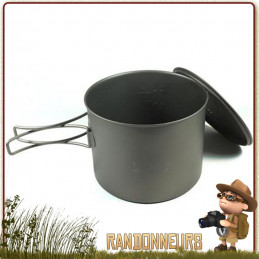 popote Titane de Toaks est un pot en titane ultra léger pour la randonnée ultra light et la marche trek minimaliste