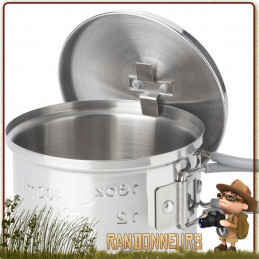 Set de cuisson pour randonner léger ESBIT CS585ST comprenant un réchaud Essence solide ultra léger et popote inox