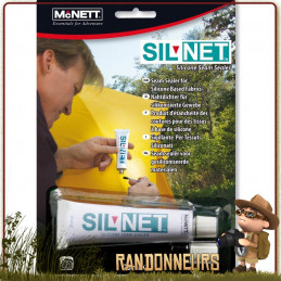 Colle siliconée de réparation McNETT pour vêtements, toile de tente et coutures étanche hamac bushcraft