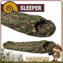 Sac de Couchage militaire SLEEPER ZERO CAMO Snugpak spécial grand froid bushcraft