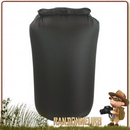 Sac Nylon Etanche 8 Litres NOIR Highlander de protection de votre équipement de randonnée