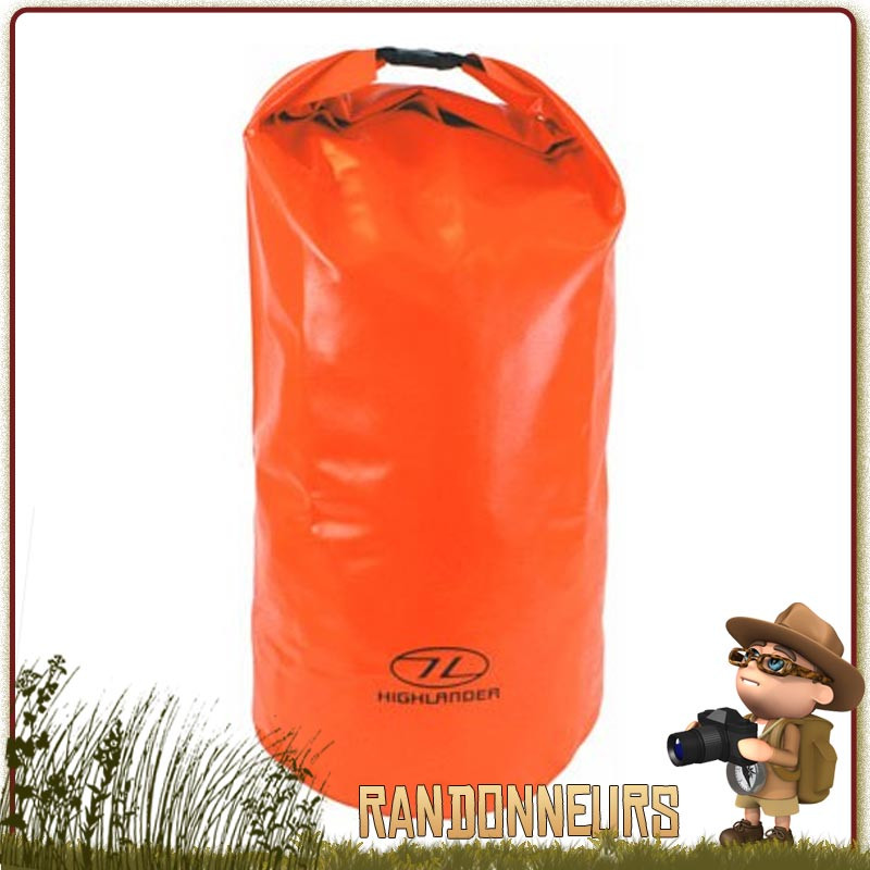 sac de transport pvc étanche résistant coutures soudées 30 litres highlander