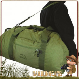 Sac Portage Militaire LOADER 65 Litres Olive Highlander pour le voyage et le transport équipement bushcraft