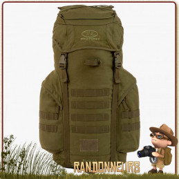 vrai Sac à Dos style militaire FORCES 44 Litres VERT OLIVE Highlander étanche