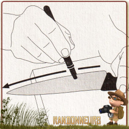 Affuteur de poche DUAL Victorinox couteaux de chasse, survie, bushcraft en pierre et céramique