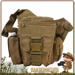 Sac Bandouliere Bushcraft MOLLE Vert Rothco sac polyvalent pour le terrain, kit EDV et BOB pour la survie