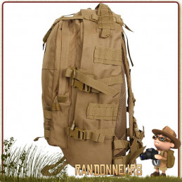 Sac à Dos tactique militaire Large Transport Pack 45L Coyote Rothco france type bushcraft