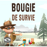 bougie survivalisme combustion longue durée meilleure bougie réchaud kit de survie randonneur