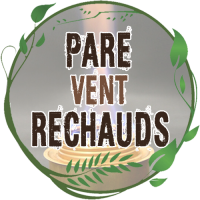 Pare Vent pour réchaud randonnée titane toaks ultra léger aluminium